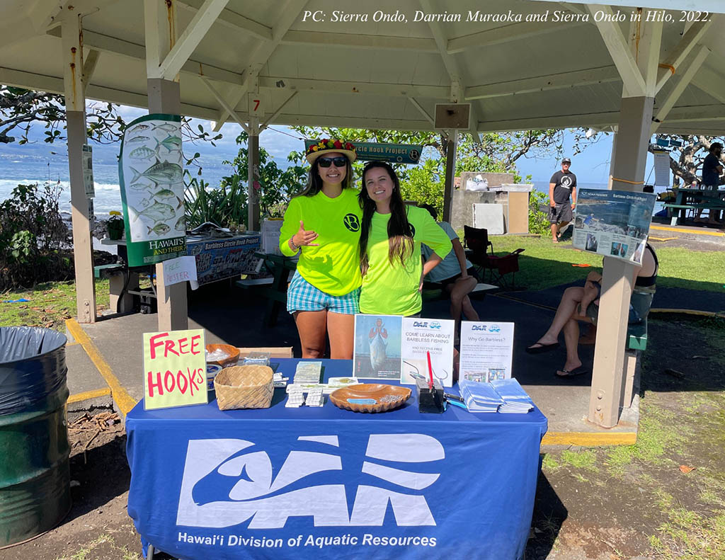 protected species staff at event
