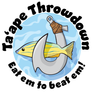 Taape Throwdown fishing tournament logo