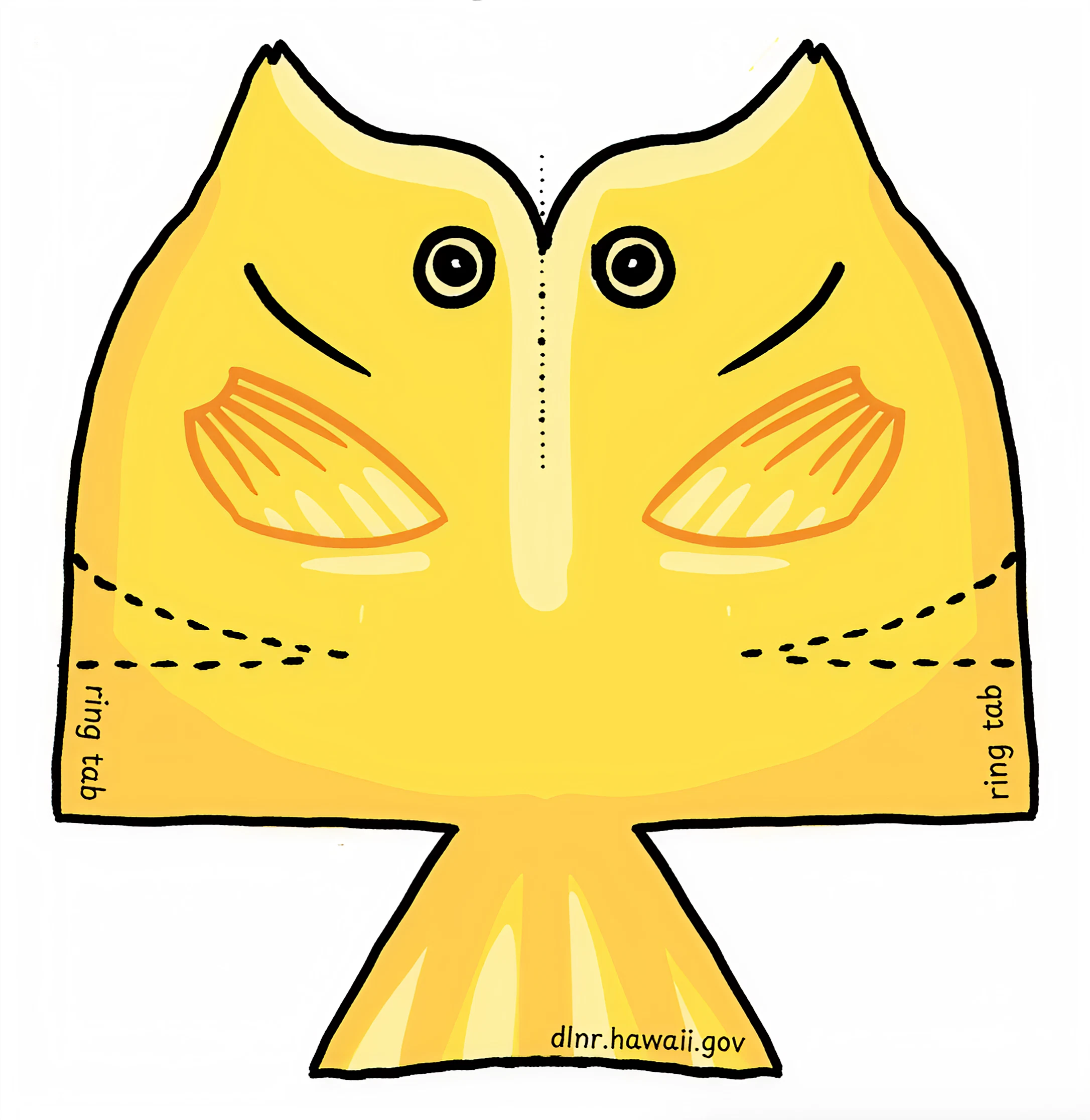 yellow tang finger